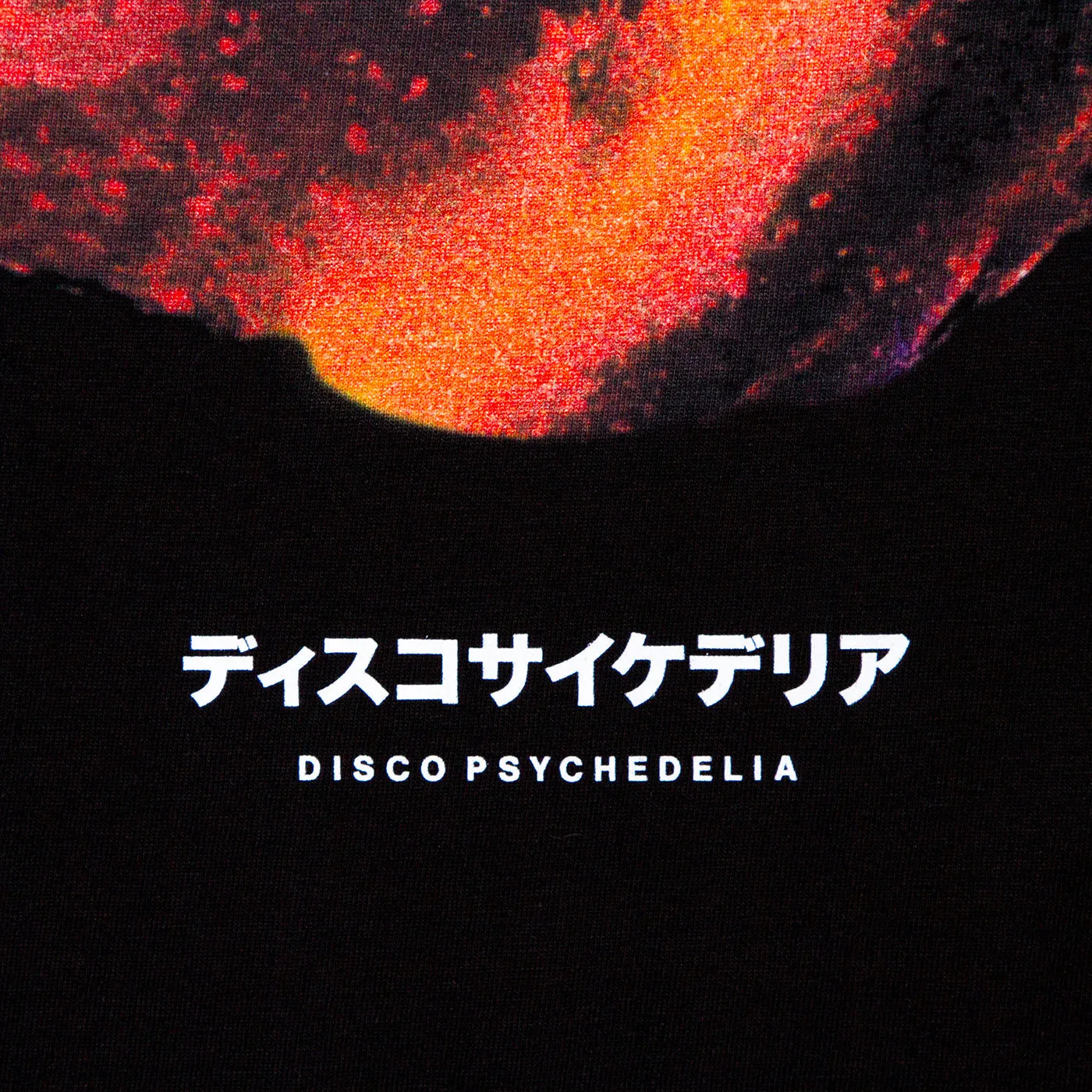 015 Disco Psychedelia Back Print - Tshirt - Black