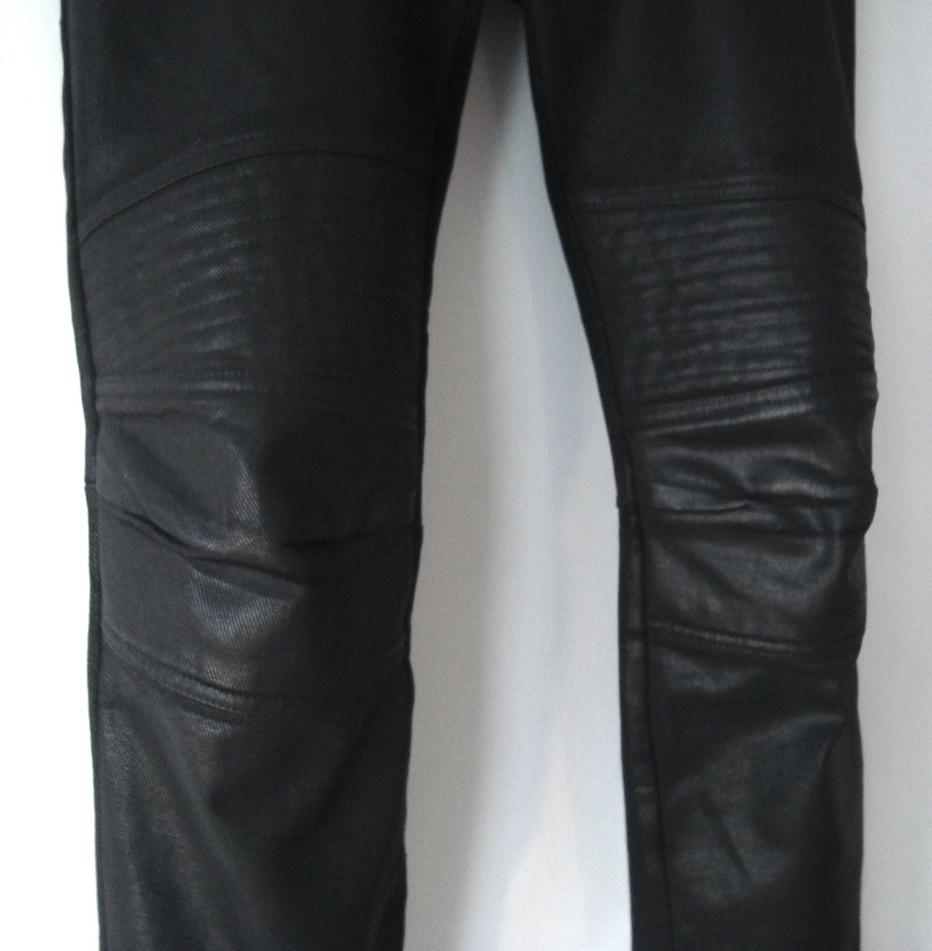 1999 Heavy Waxed Denim Biker Trousers