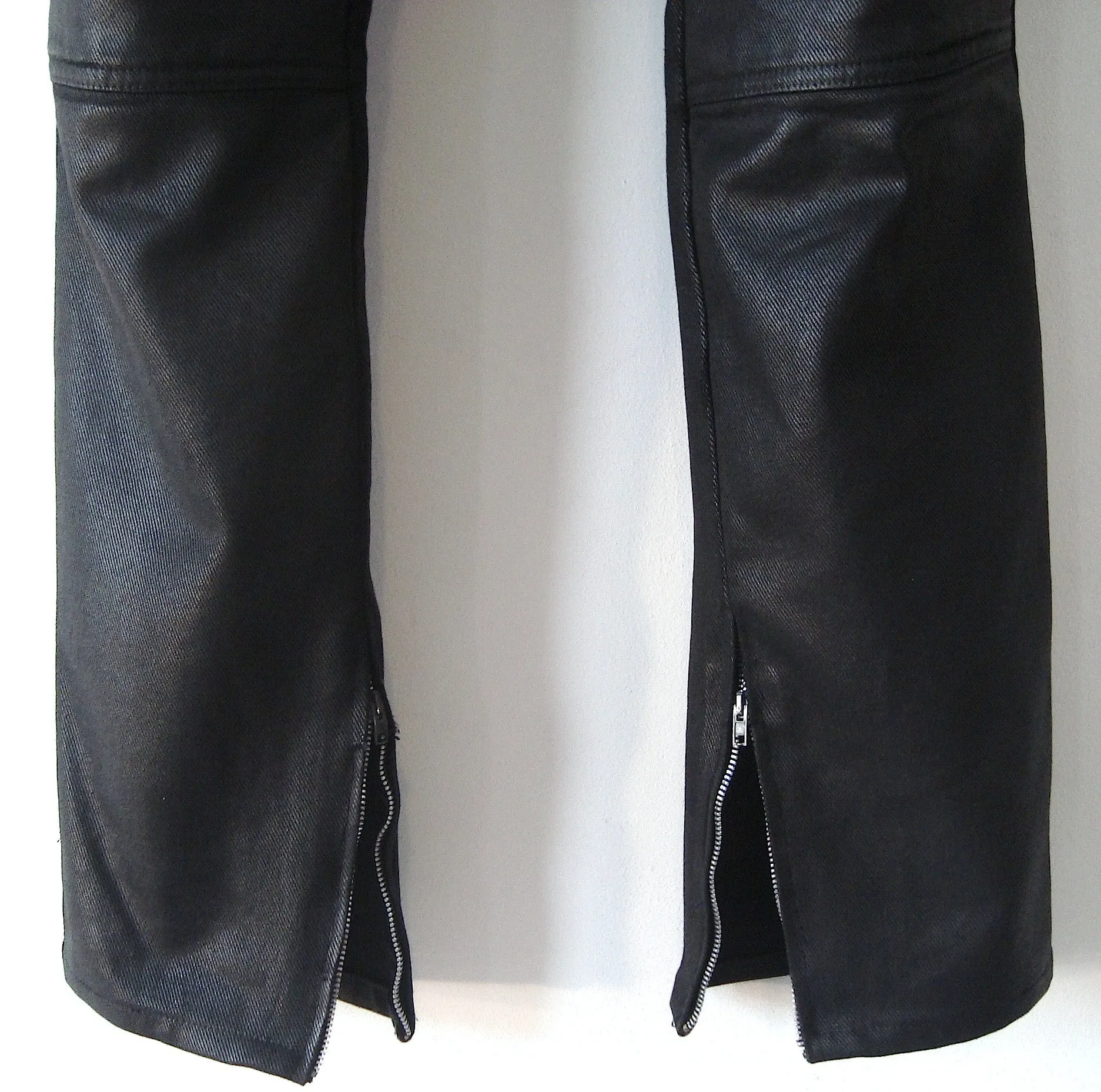 1999 Heavy Waxed Denim Biker Trousers