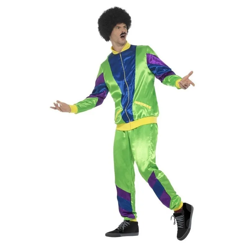 80s Height of Fashion Shell Suit Costume, Male