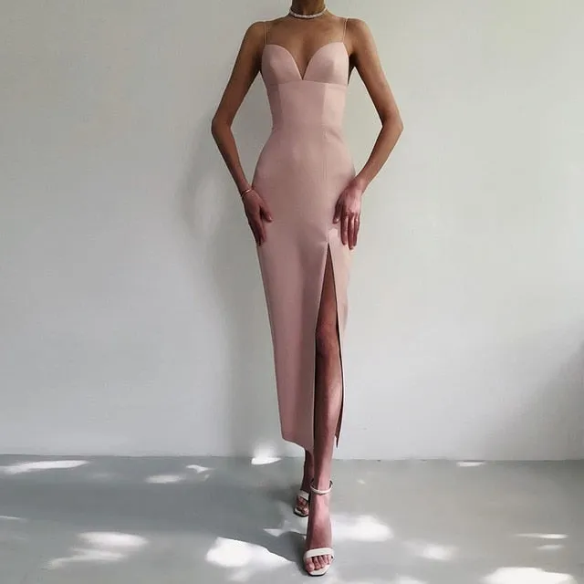 Adyce Bodycon Split Evening Dress