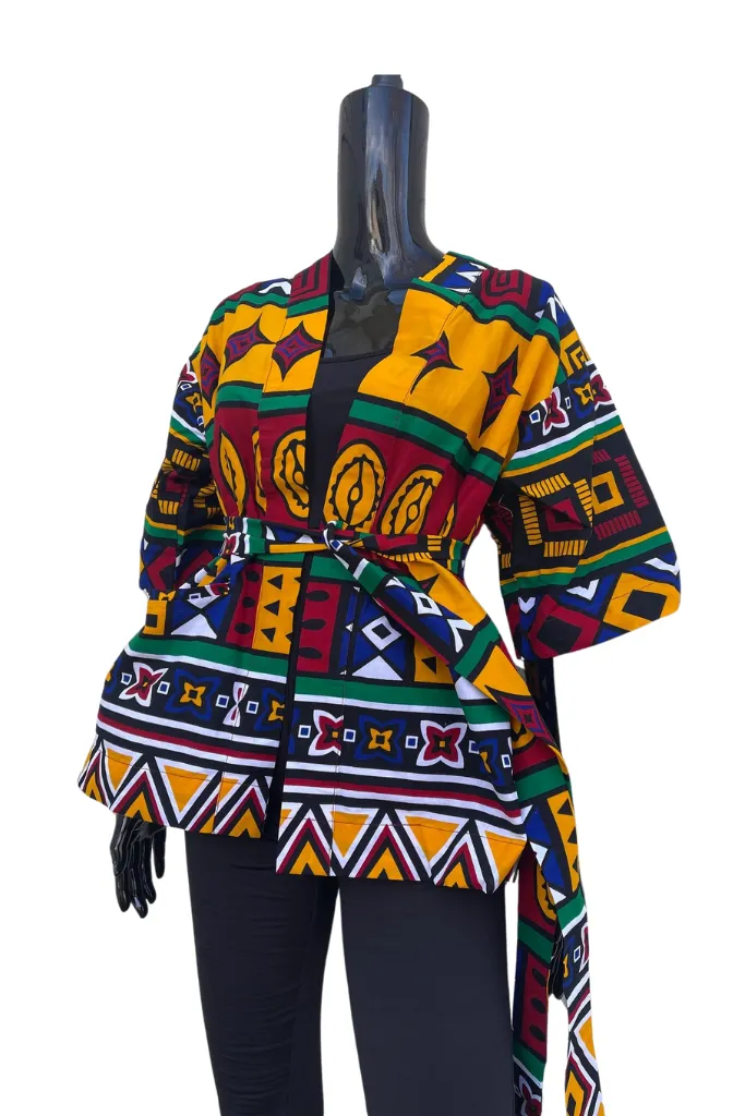 Ankara Kimono Jacket