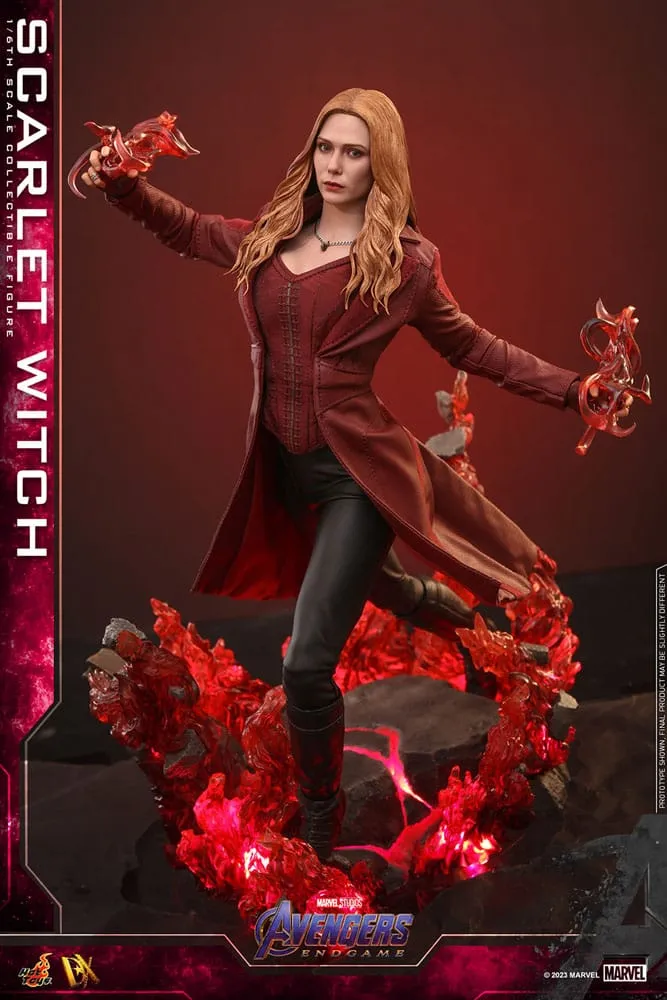 avengers: endgame dx action figure 1/6 scarlet witch 28 cm  figurines  marvel  figure