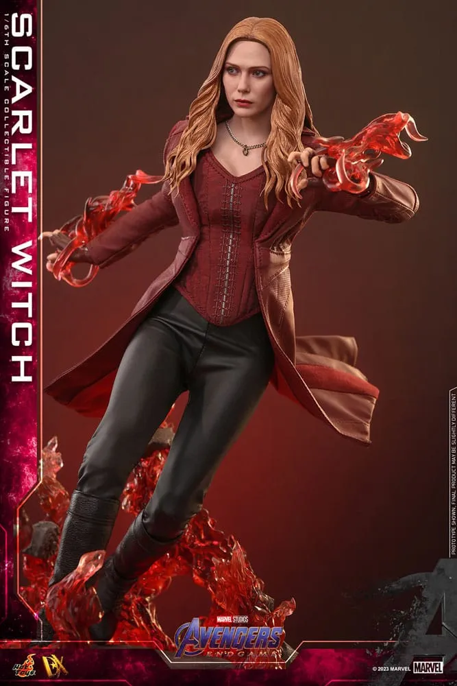 avengers: endgame dx action figure 1/6 scarlet witch 28 cm  figurines  marvel  figure