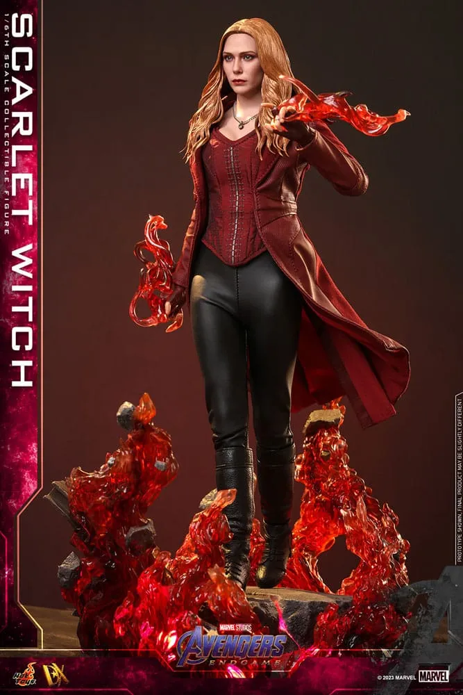 avengers: endgame dx action figure 1/6 scarlet witch 28 cm  figurines  marvel  figure