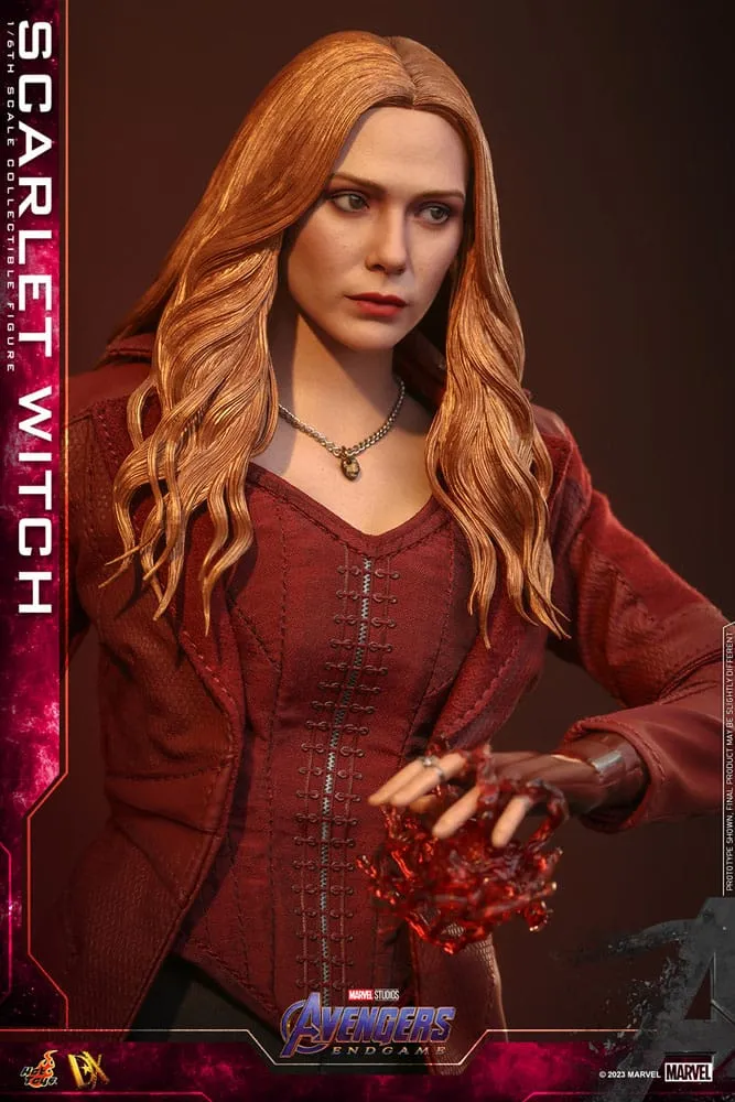 avengers: endgame dx action figure 1/6 scarlet witch 28 cm  figurines  marvel  figure