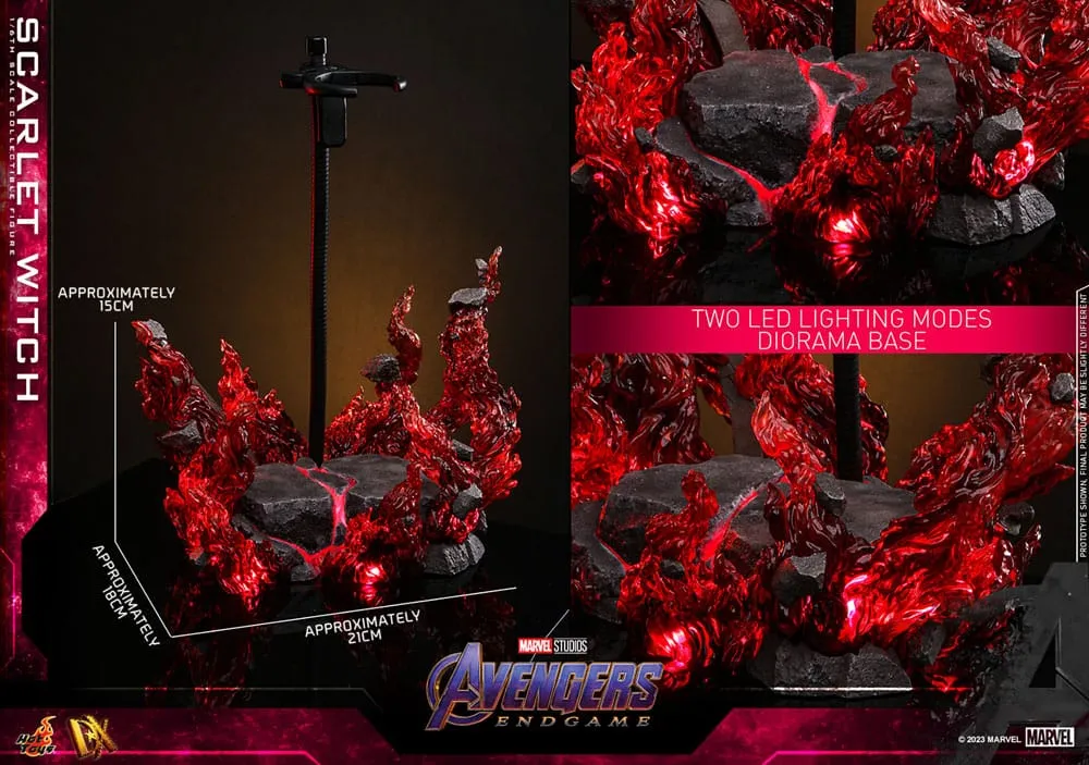 avengers: endgame dx action figure 1/6 scarlet witch 28 cm  figurines  marvel  figure