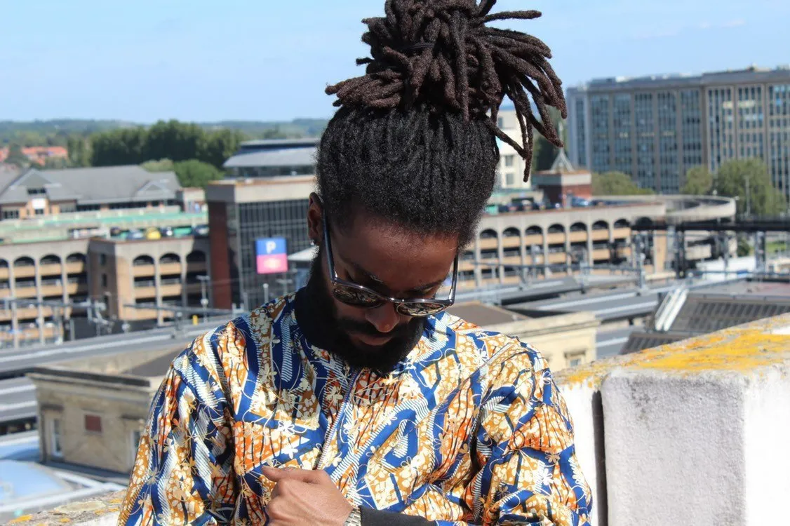 Aztec Jacket in Gold African Print, A great Summer jacket