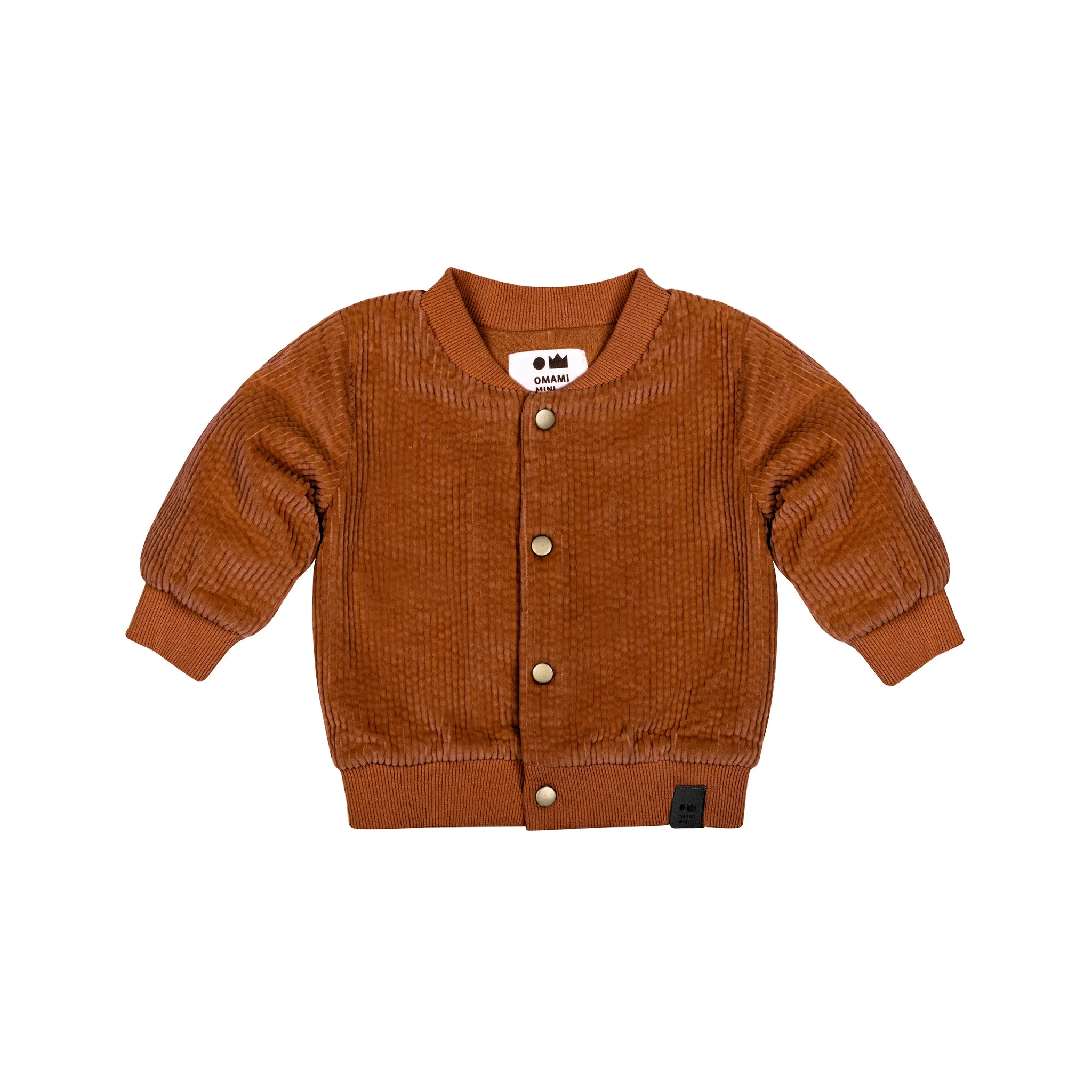 Baby Corduroy Bomber Jacket l Rust