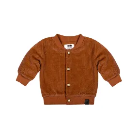 Baby Corduroy Bomber Jacket l Rust