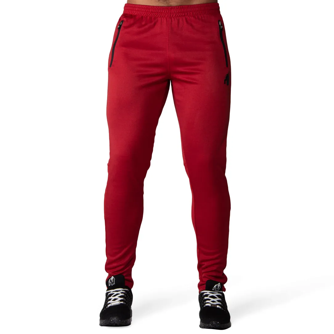 Ballinger Track Pants - Red/Black