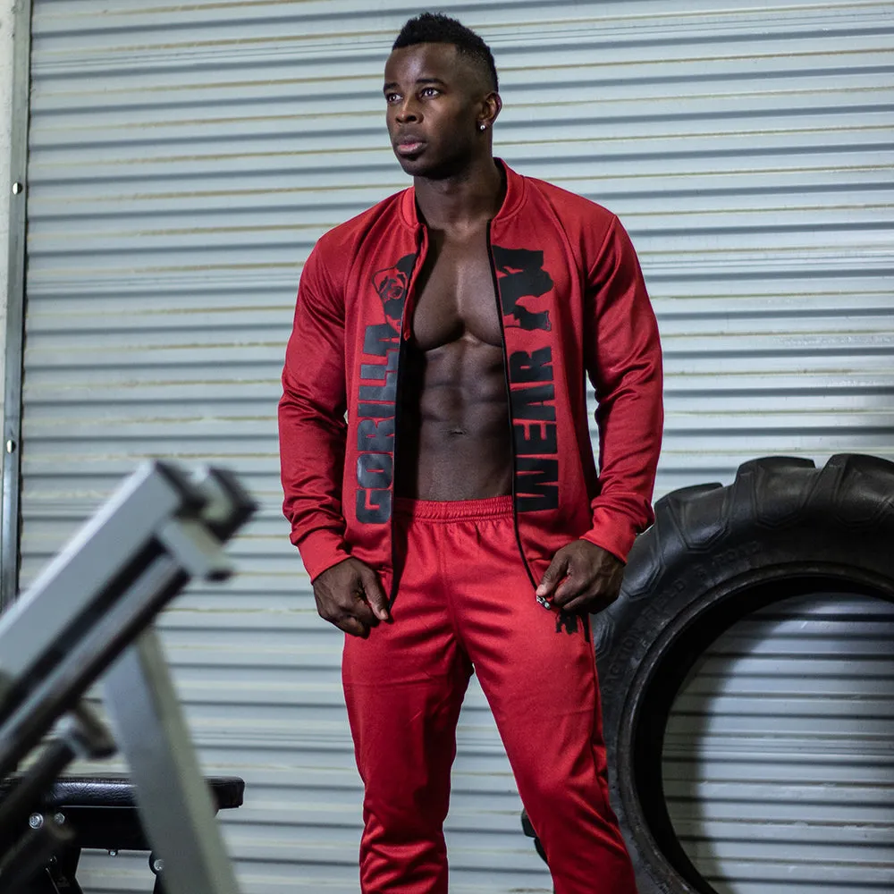 Ballinger Track Pants - Red/Black