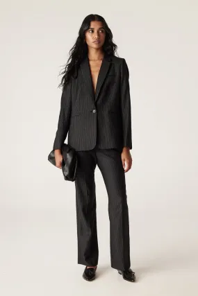 Baxter Pinstripe Pant - Black Pinstripe