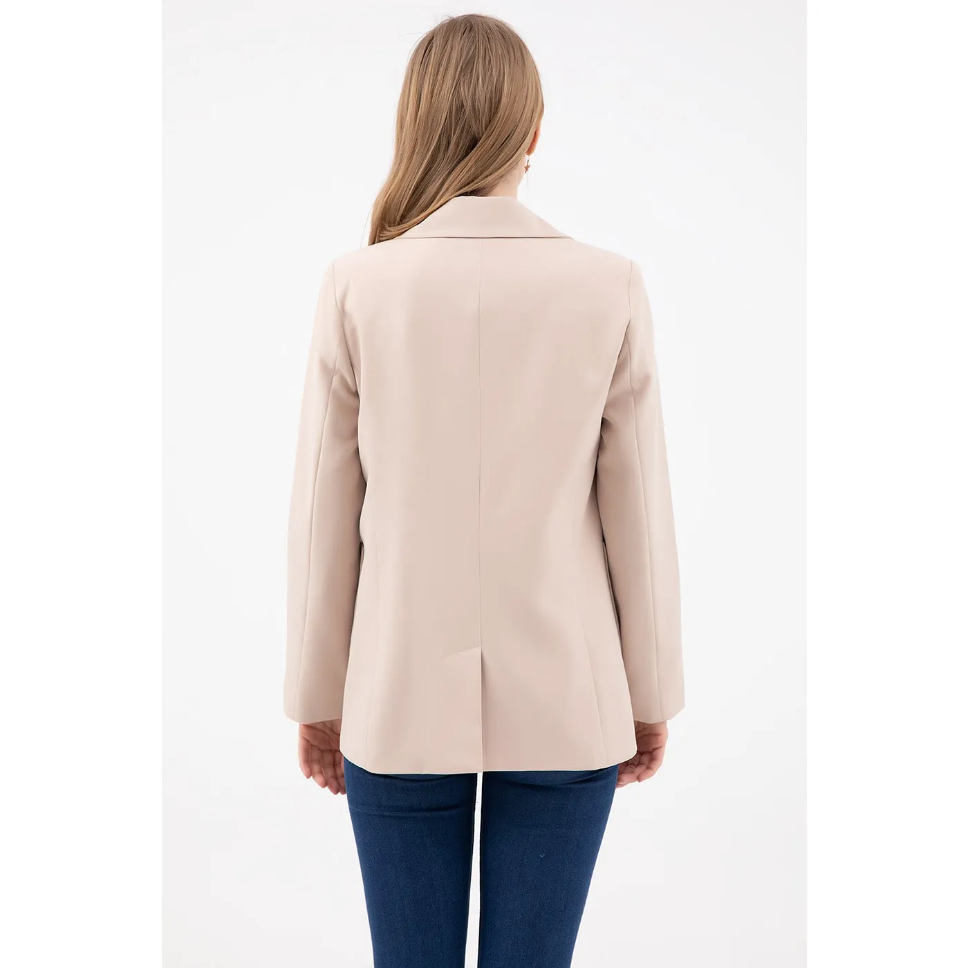 Beige Blazer Jacket