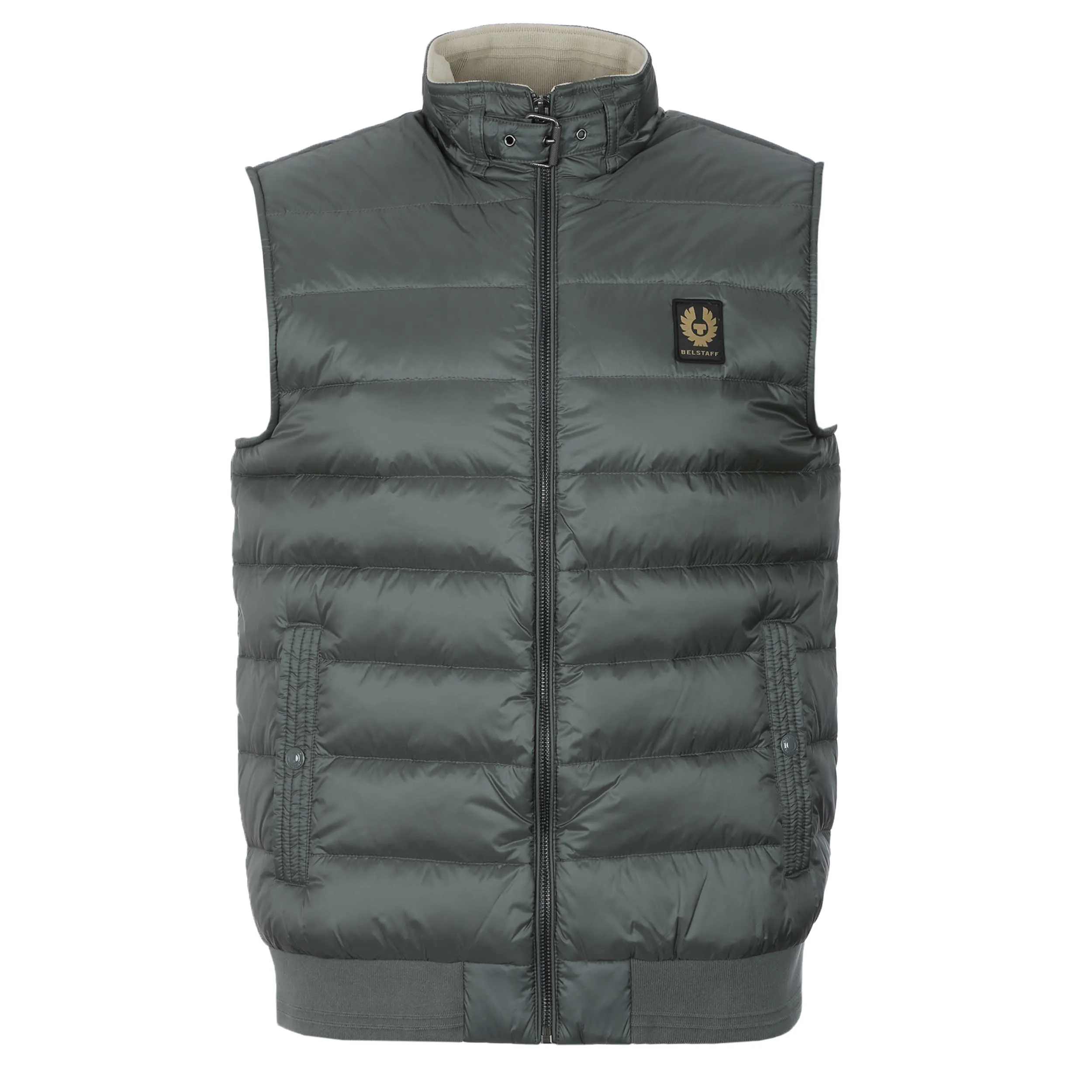 Belstaff Circuit Gilet in Dark Mineral Green