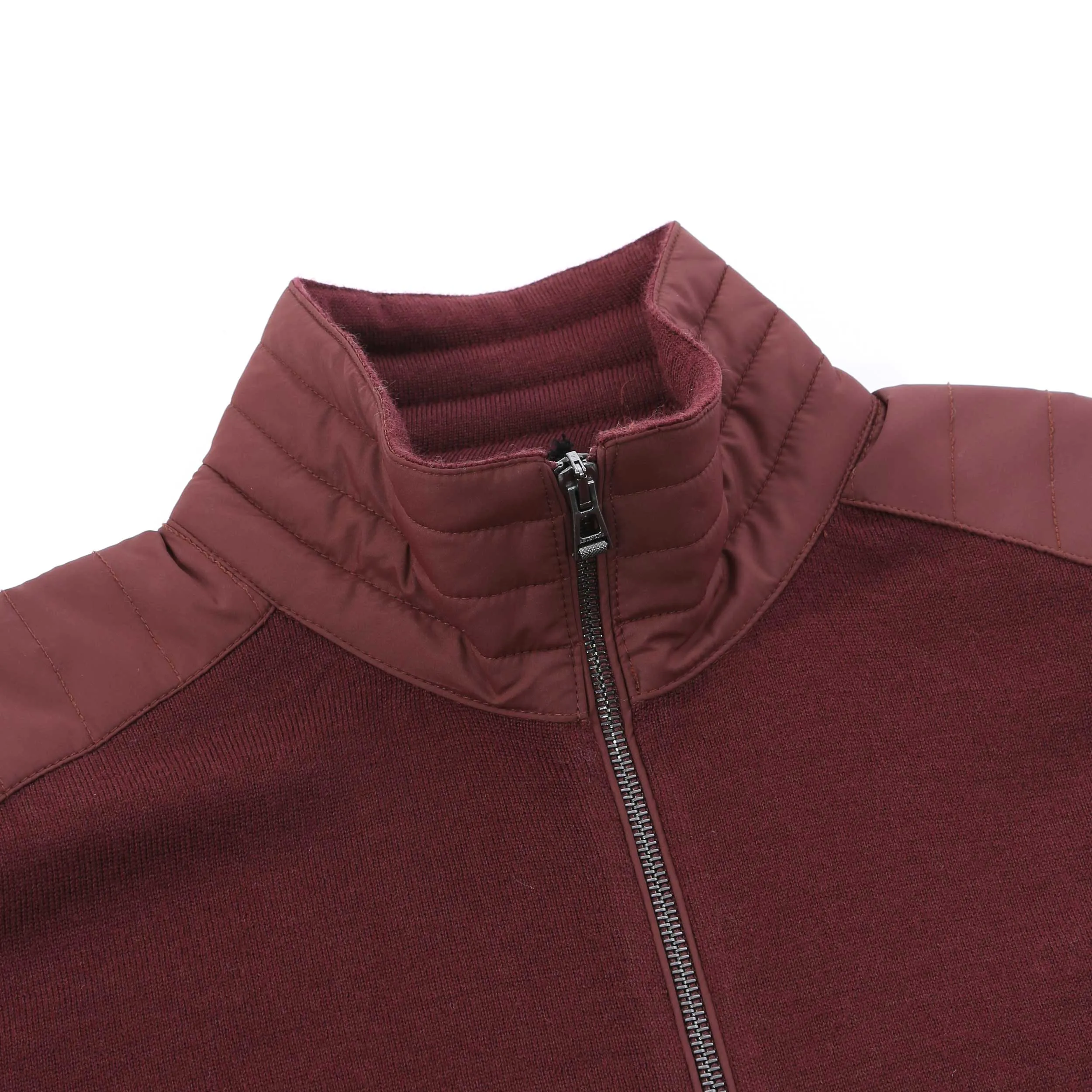 Belstaff Kelby Zip Cardigan in Redwood