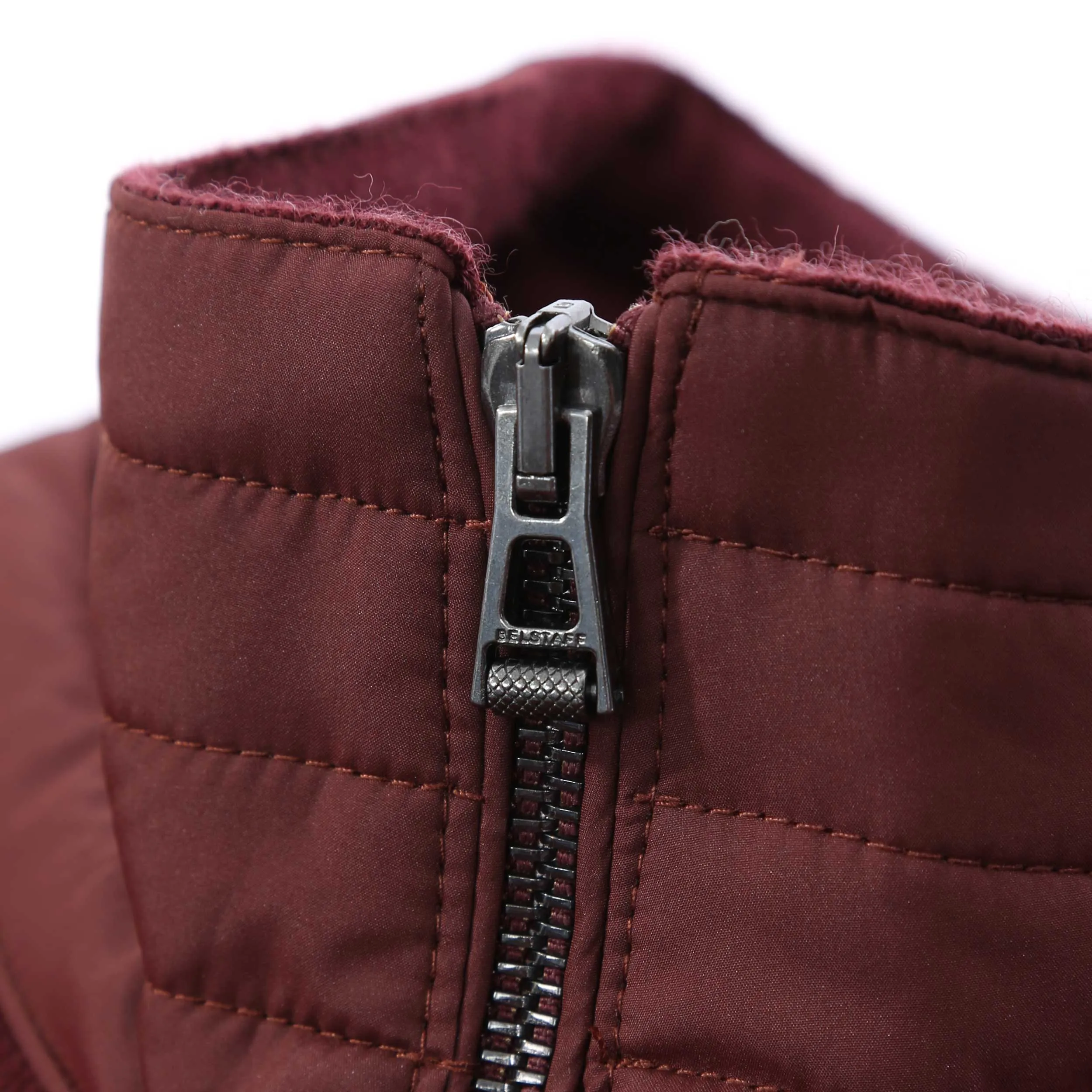 Belstaff Kelby Zip Cardigan in Redwood