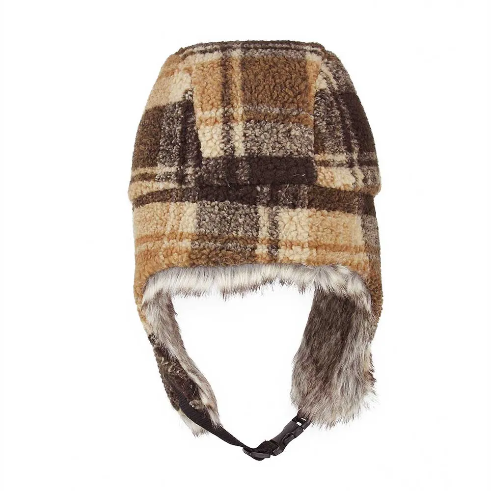 Berber Plaid Bomber Hat