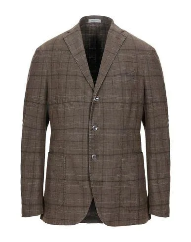 Boglioli Man Blazer Khaki 36 suit