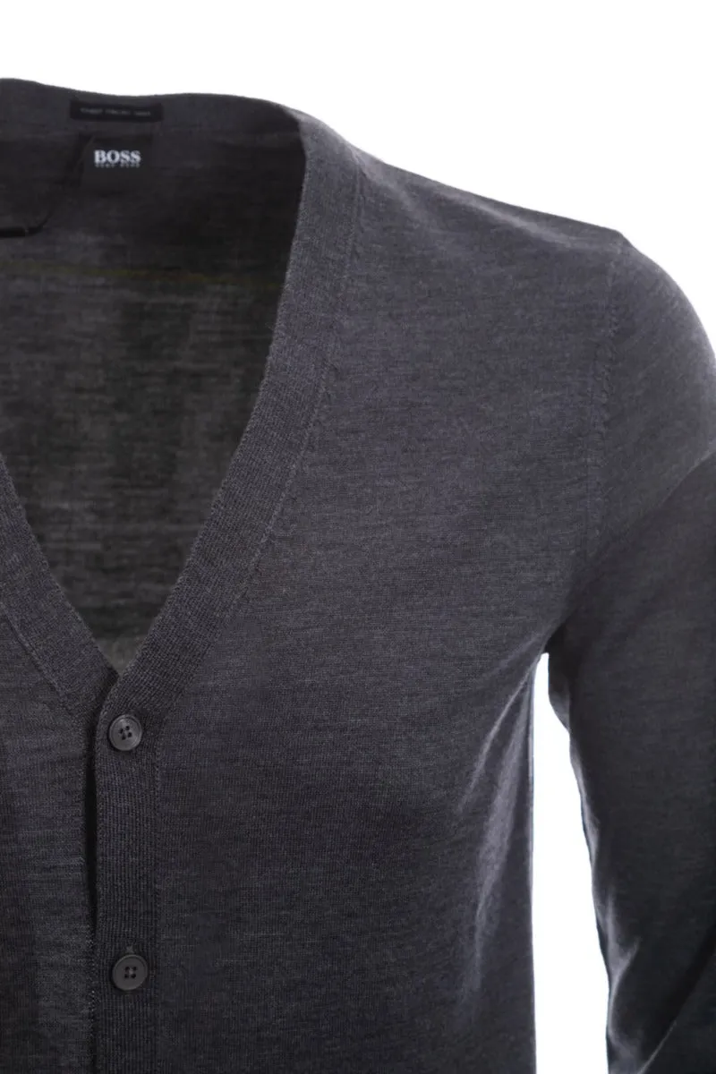 BOSS Mardon-E Knitwear in Charcoal