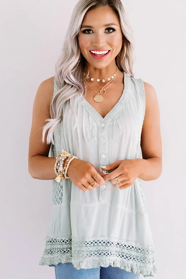 Cali Cruise Crochet Shift Top