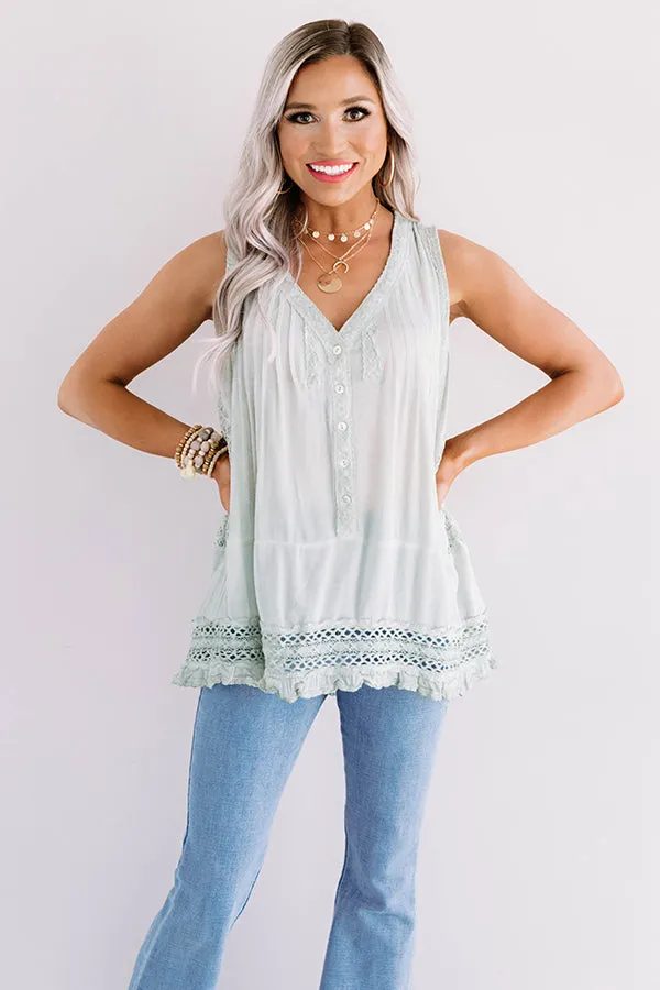 Cali Cruise Crochet Shift Top