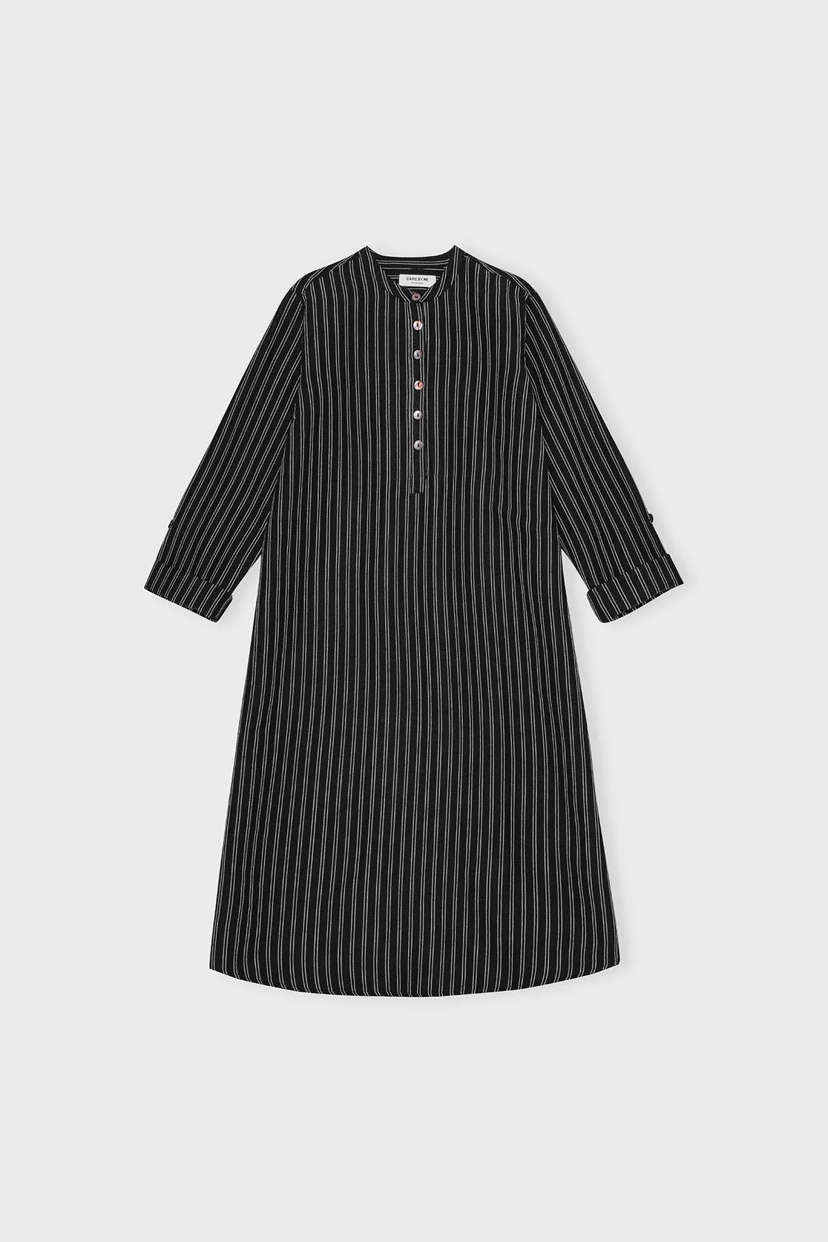 CARE BY ME Cecilie Shirt Organic Cotton Linen Womens Dress