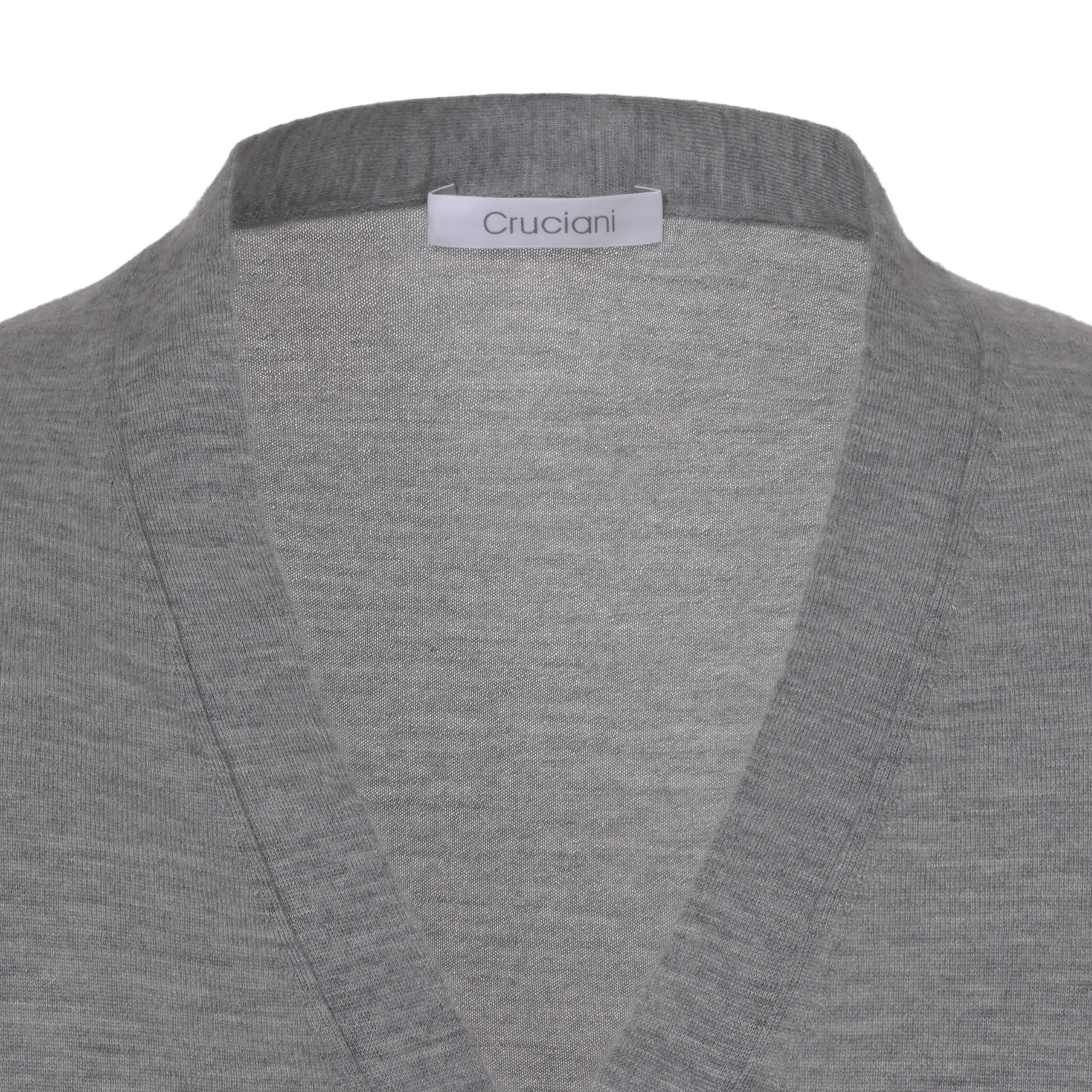 Cashmere Sleeveless Gilet in Grey