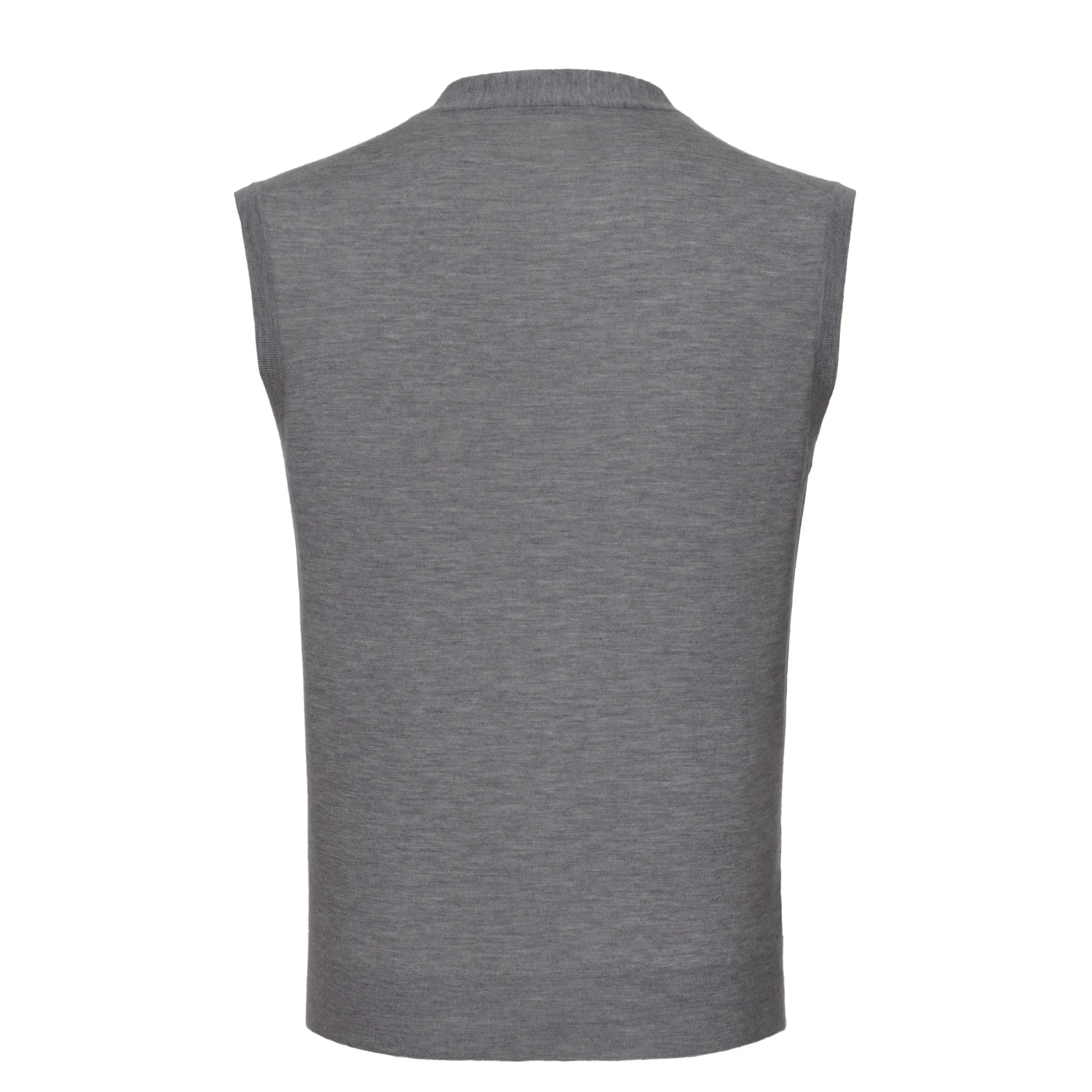 Cashmere Sleeveless Gilet in Grey