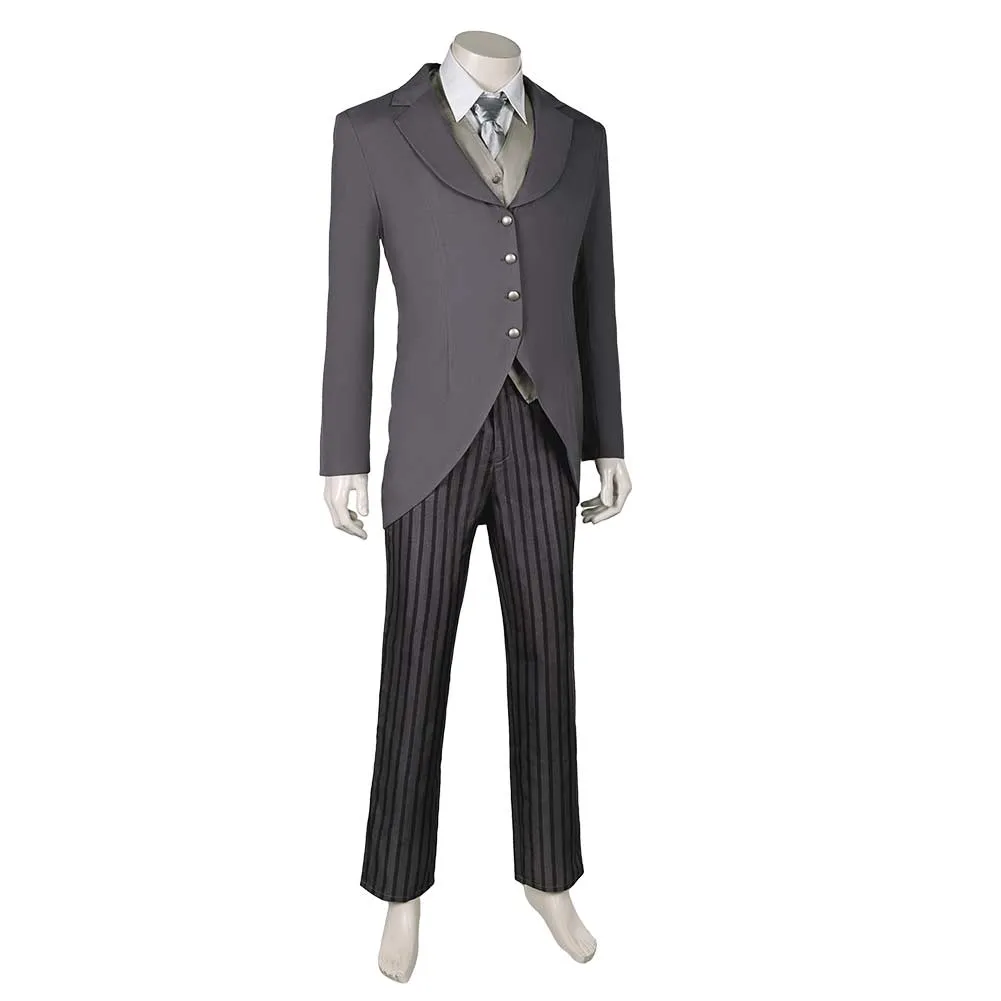 Corpse Bride Victor Grey Wedding Suit Party Carnival Halloween Cosplay Costume