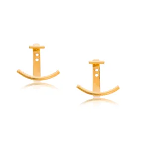 Curved Ear Jacket, Gold