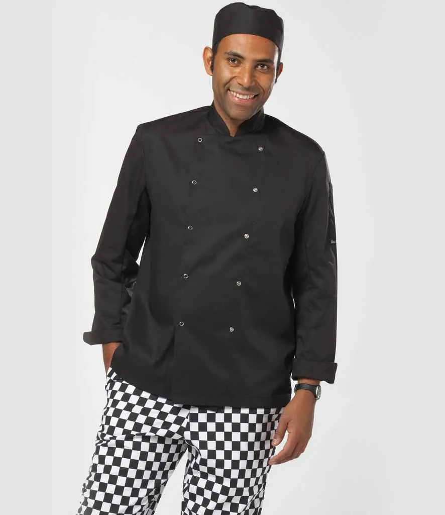 Dennys Long Sleeve Press Stud Chef's Jacket