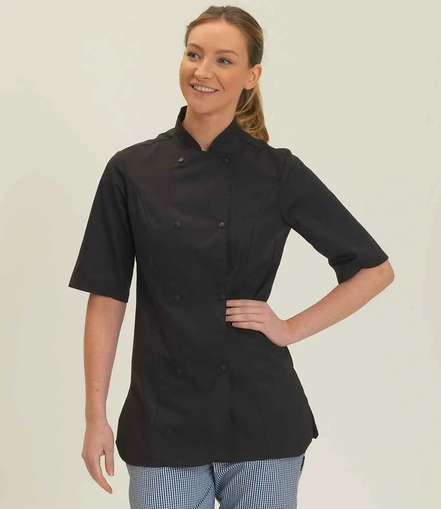 Dennys Short Sleeve Premium Chef's Jacket (Ladies)