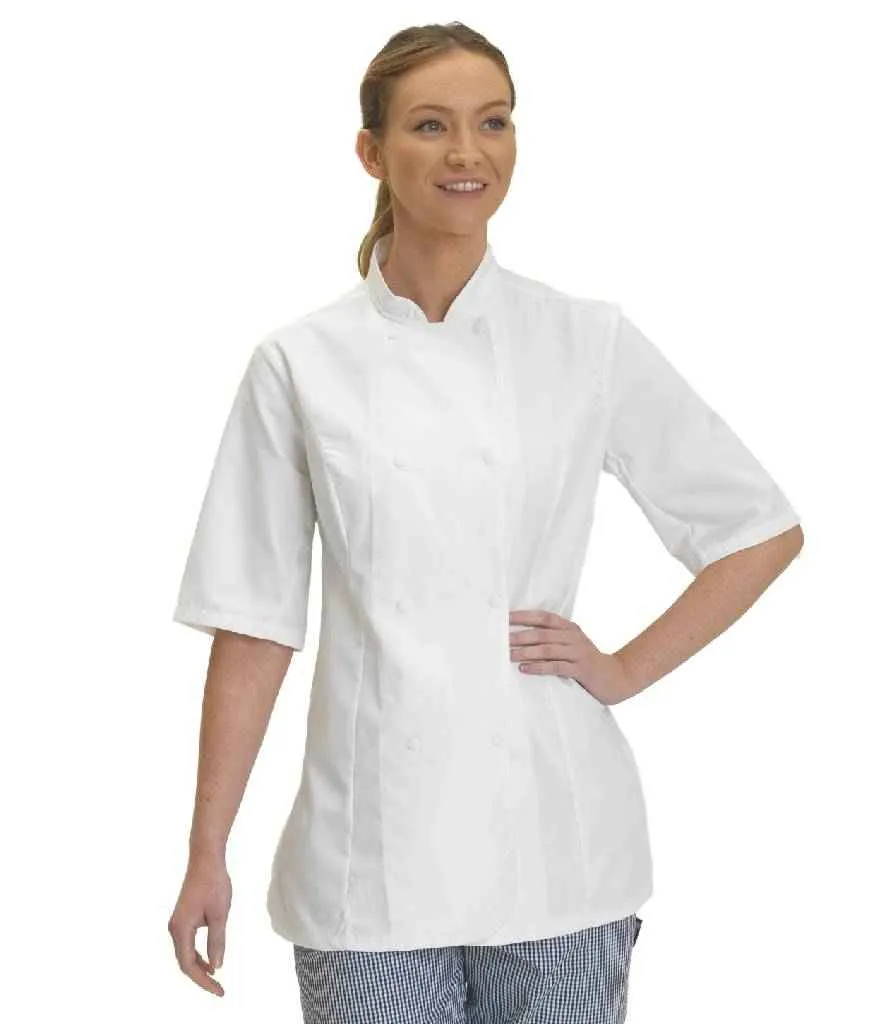 Dennys Short Sleeve Premium Chef's Jacket (Ladies)