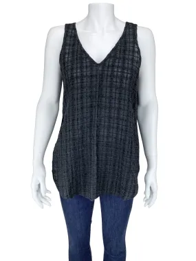 Derek Lam 10 Crosby, Women's Wool Tunic Vest, Charcoal, Size M