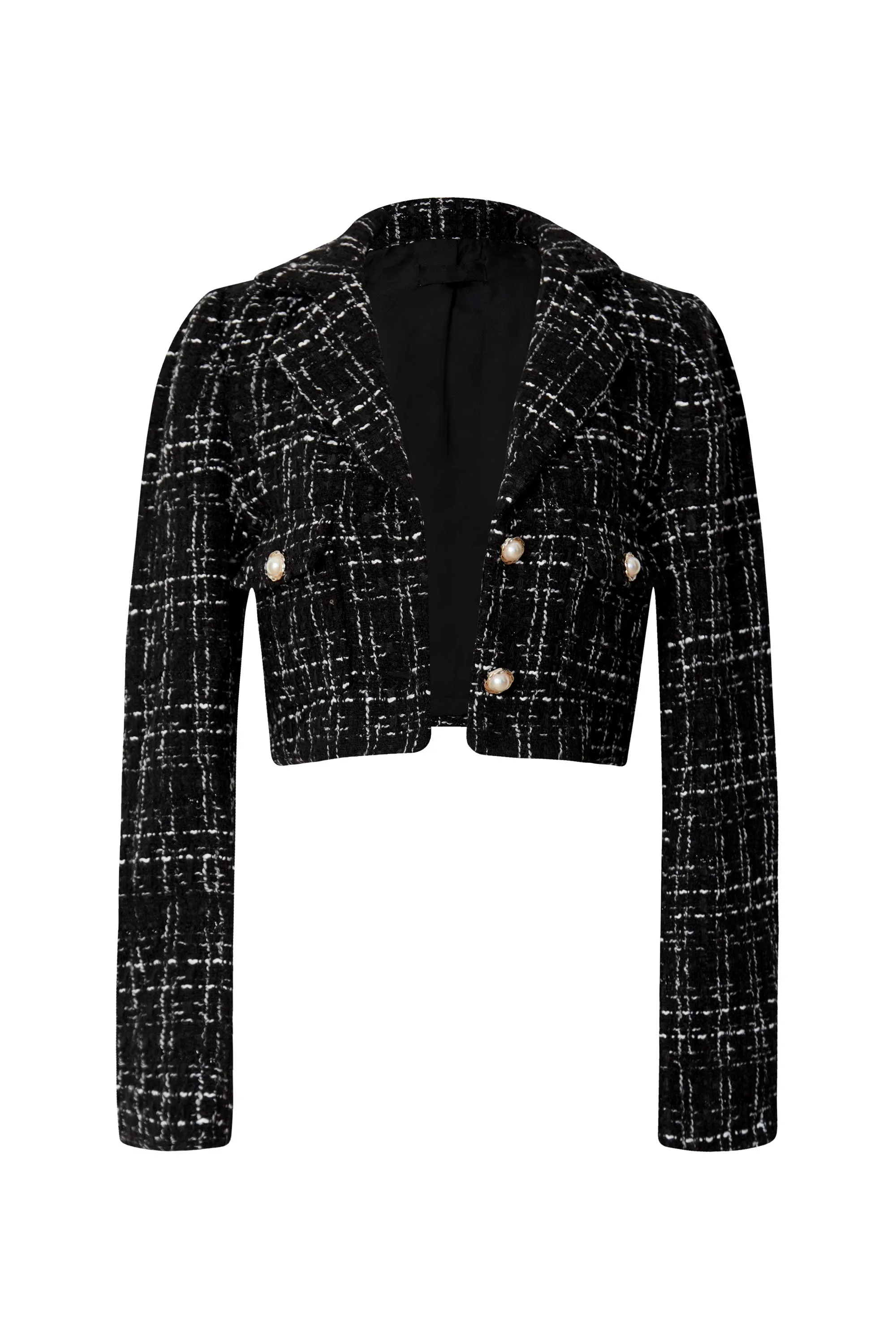 Dionne Black Tweed Jacket