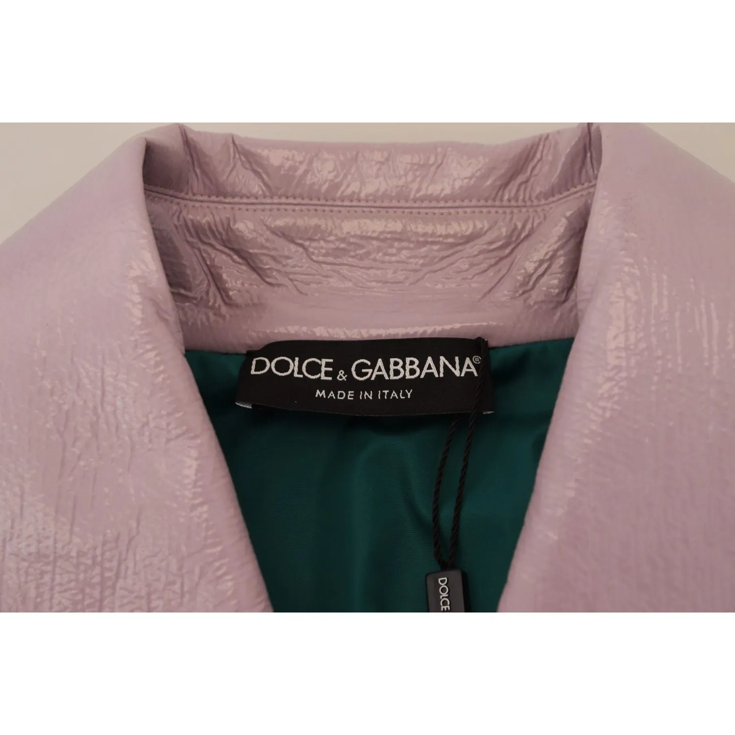 Dolce & Gabbana Chic Purple Cropped Jacket - A Style Statement