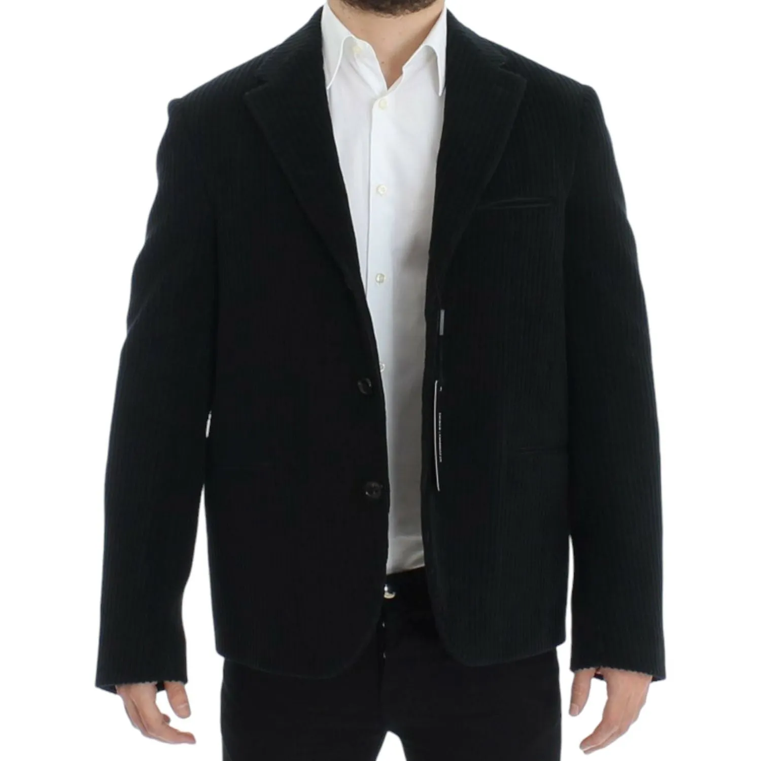 Dolce & Gabbana Elegant Black Martini Blazer Jacket