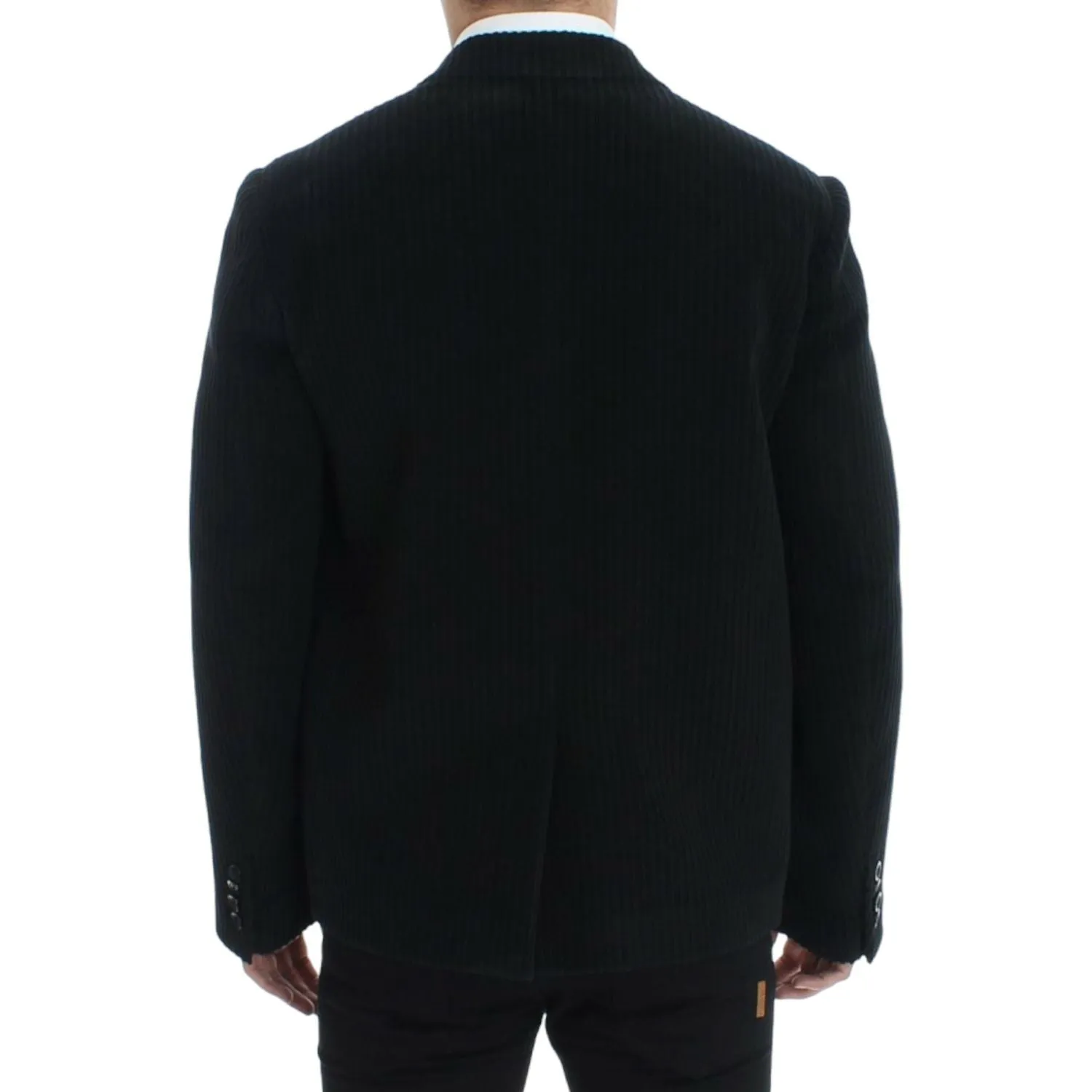 Dolce & Gabbana Elegant Black Martini Blazer Jacket