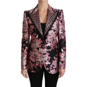 Dolce & Gabbana Elegant Floral Jacquard Blazer