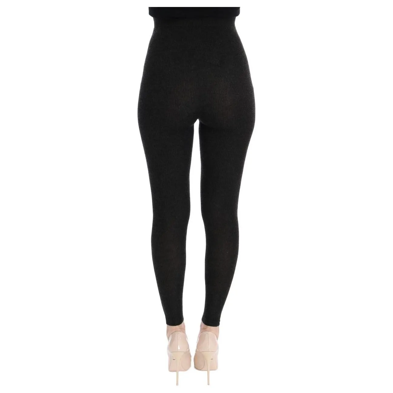 Dolce & Gabbana Elegant High-Waist Cashmere Tights Pants