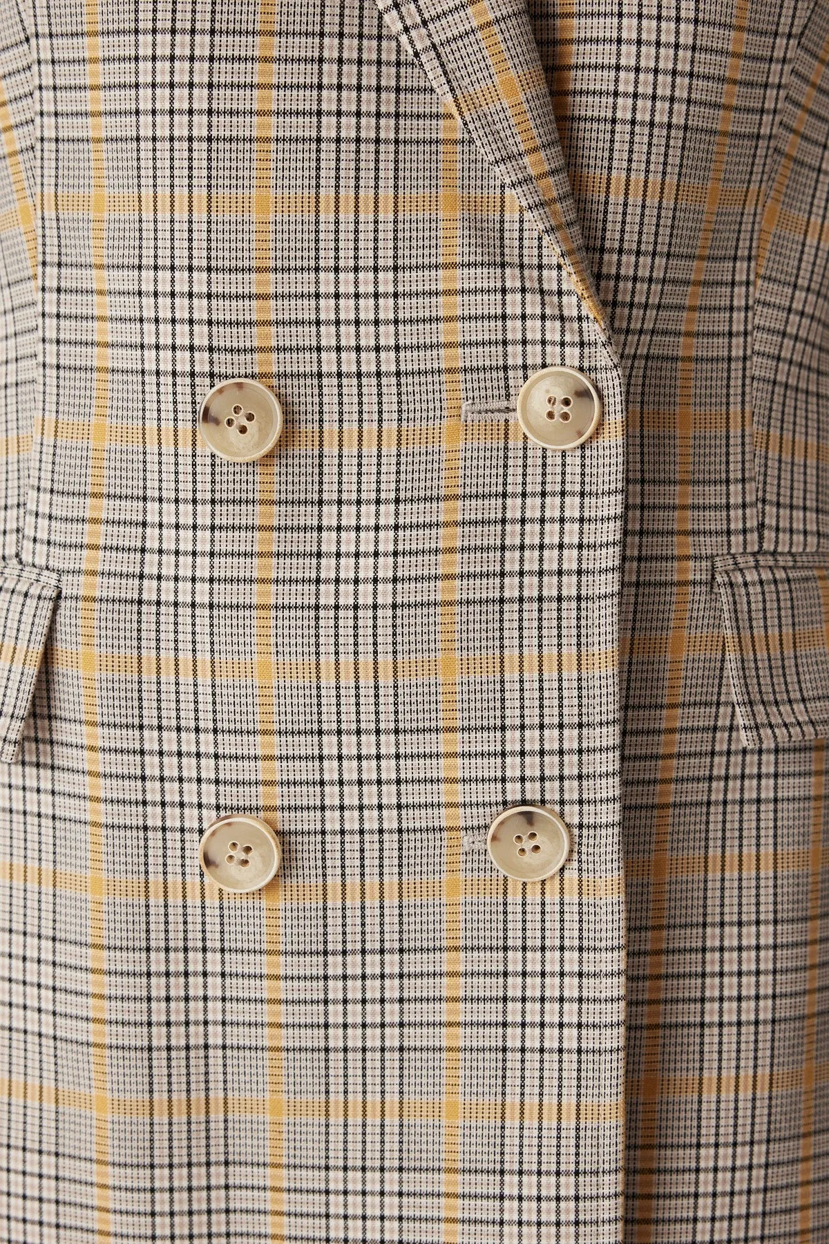 Elton Blazer - Yellow Check