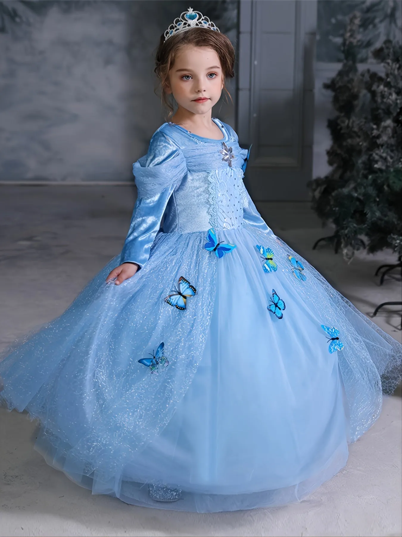 Enchanting Butterfly Princess Costume Set for Girls PartyPerfect Outfit