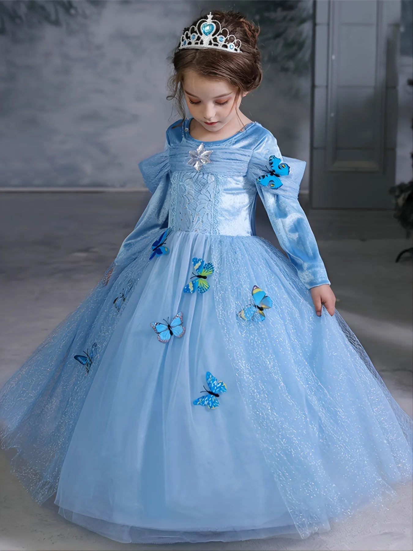 Enchanting Butterfly Princess Costume Set for Girls PartyPerfect Outfit