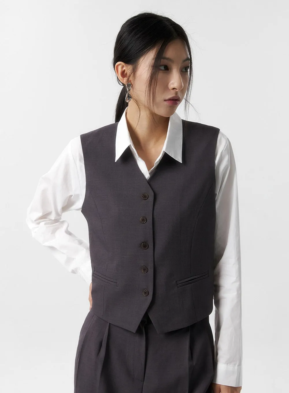 Formal Button Vest IS315