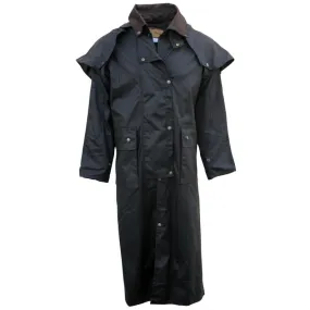 Fox Fire Men's Snowy River Long Brown Duster Riding Coat SRH-BROWN