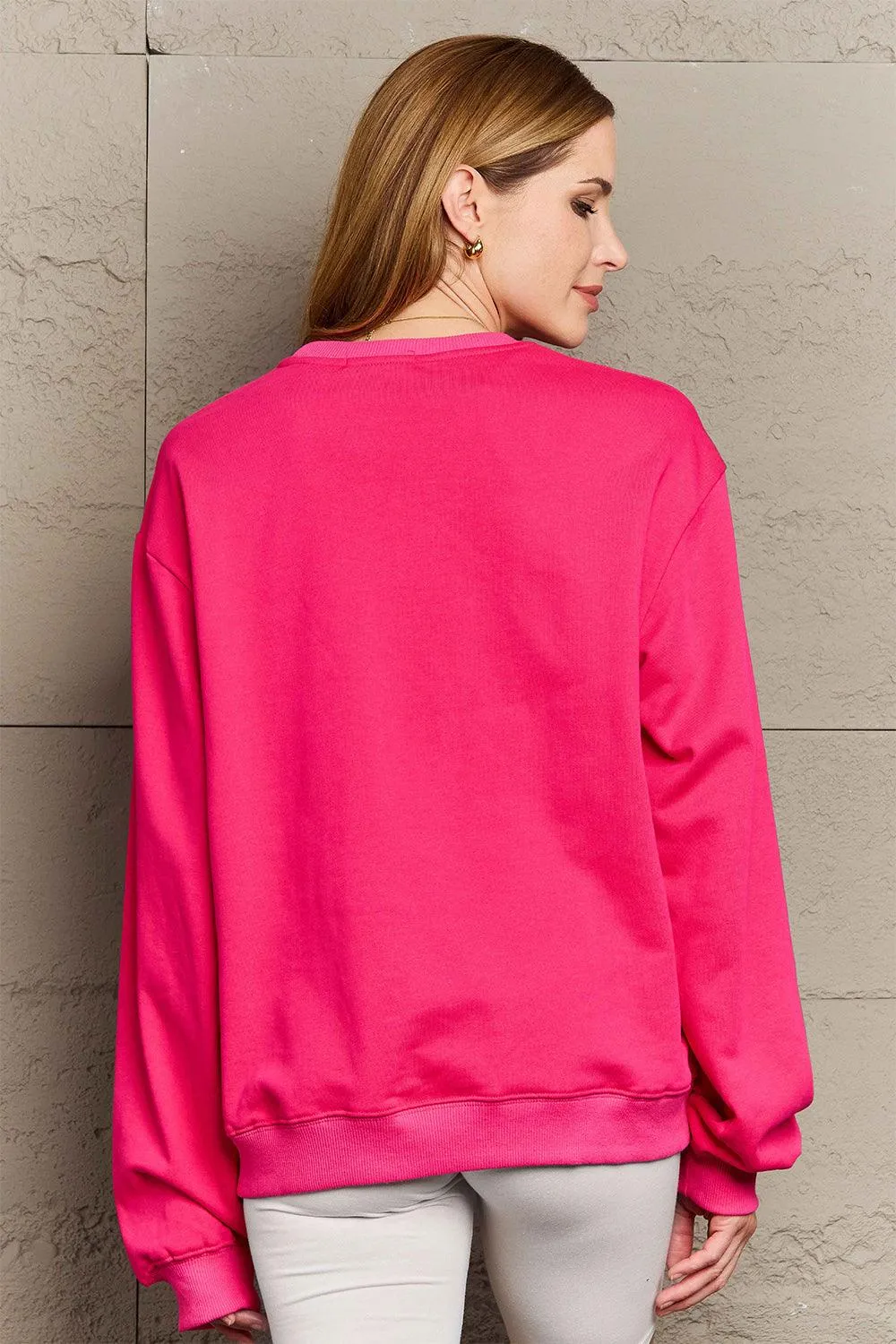 Full Size Round Neck Sweatshirt