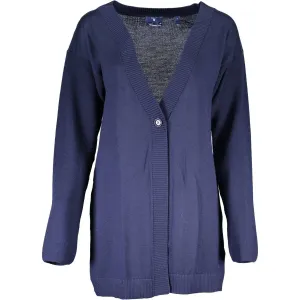 Gant Blue Wool Women Cardigan