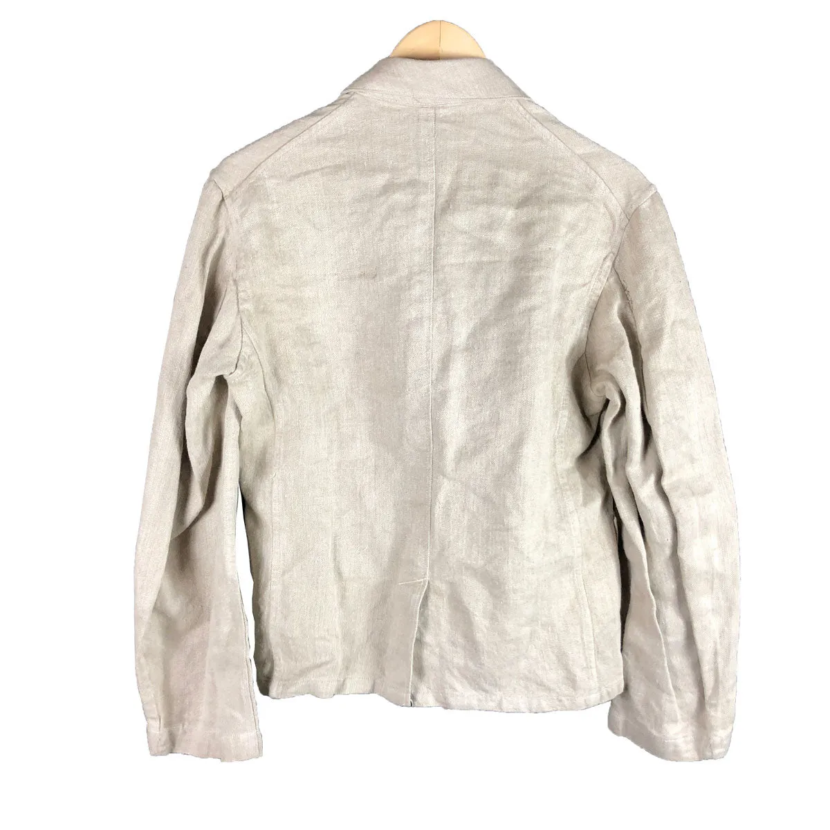 German Heer Linen Twill Trellis Work Jacket Dated 1943