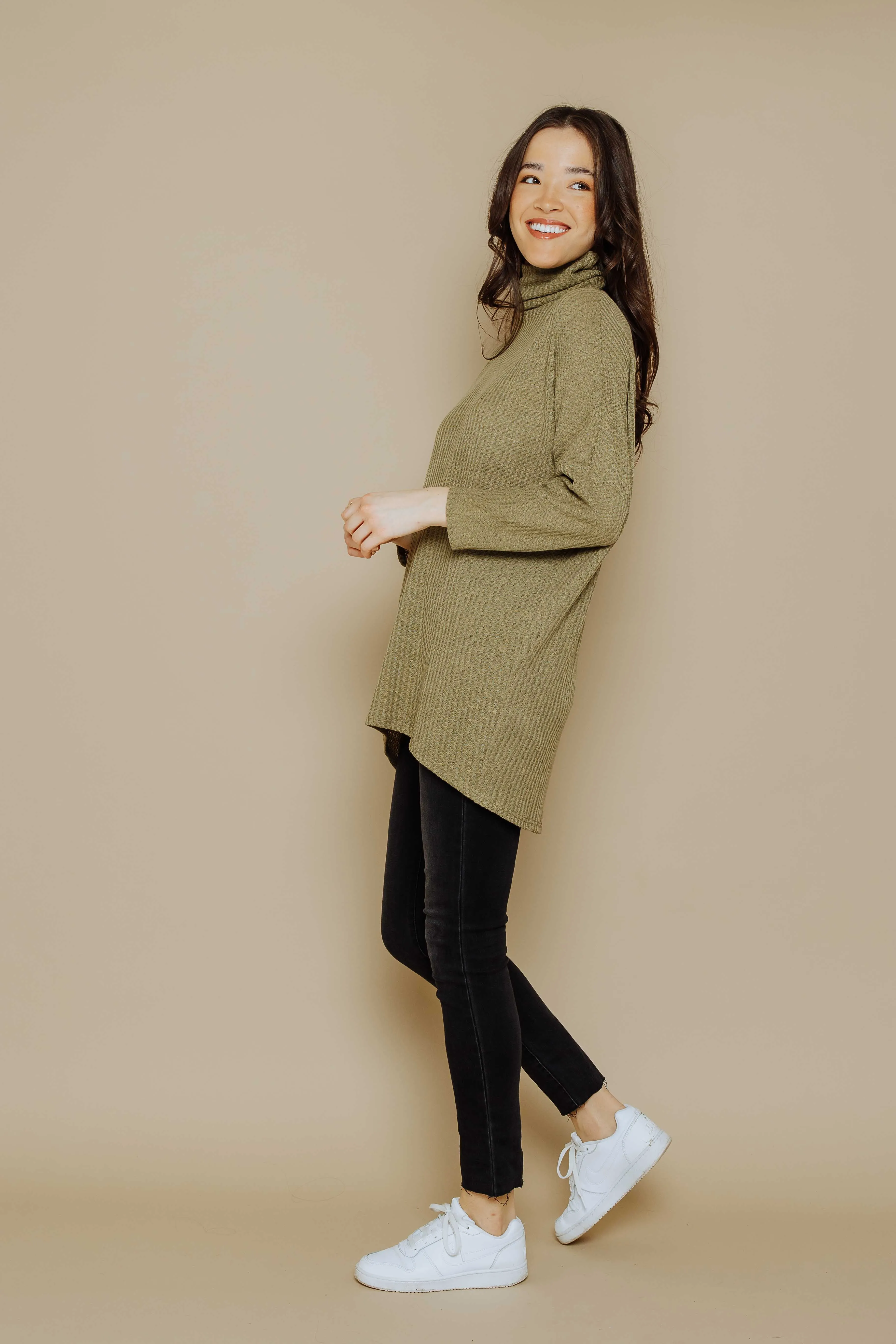 Hailey-Waffle Tunic